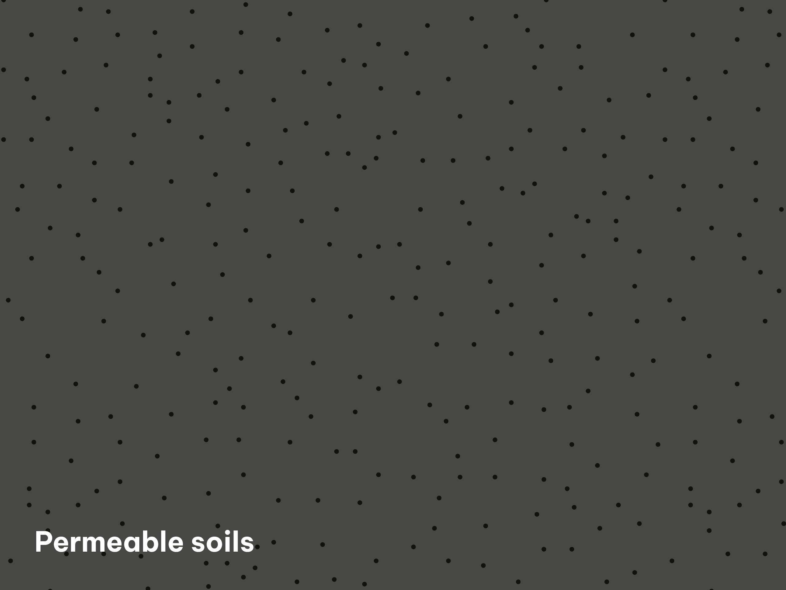 permeable soils